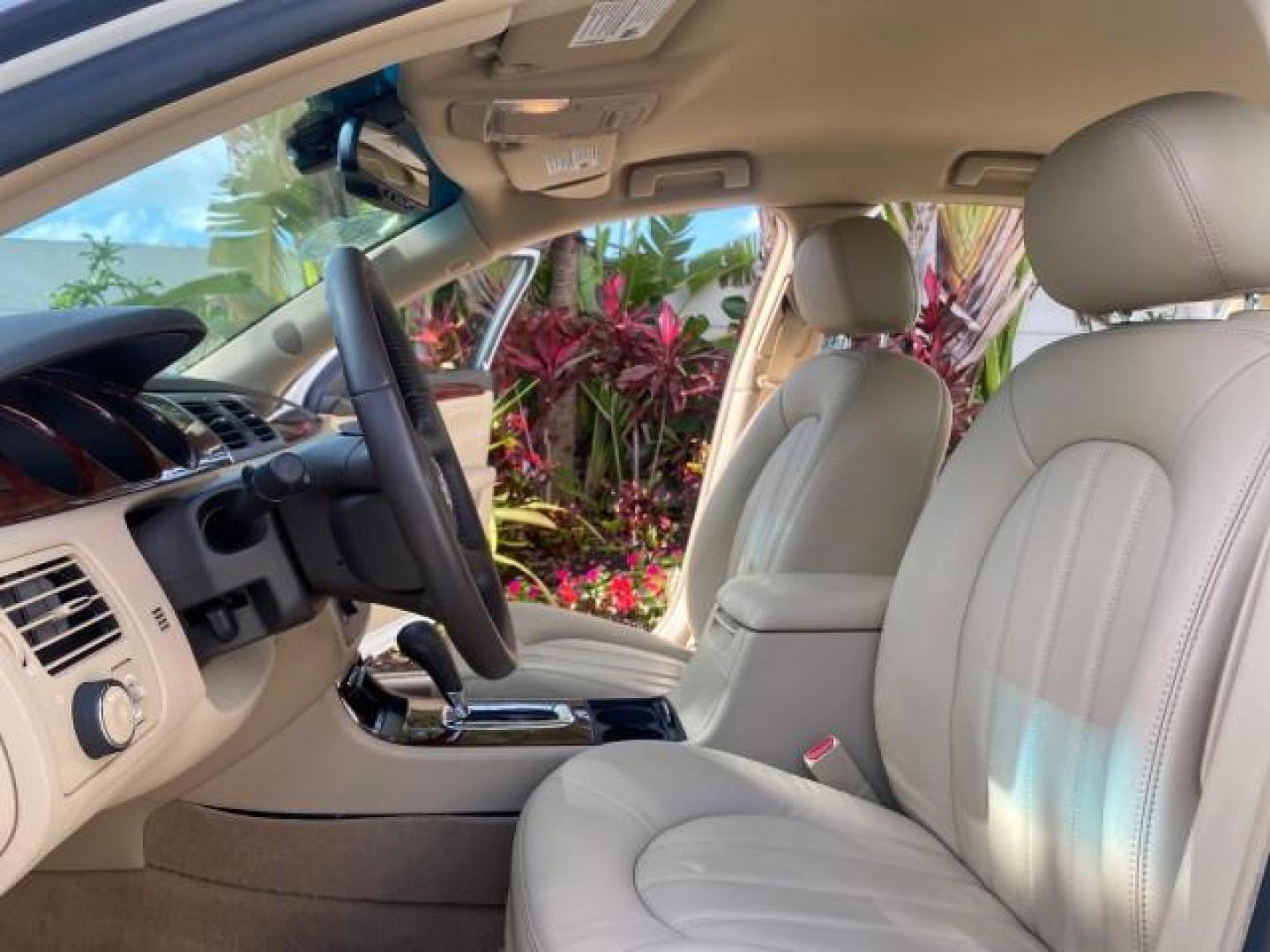 2008 White Opal /Cocoa/Cashmere Buick Lucerne CXL LOW MILES 40,989 1 OWNER (1G4HD57298U) with an 3.8L V6 SFI Engine engine, Automatic transmission, located at 4701 North Dixie Hwy, Pompano Beach, FL, 33064, (954) 422-2889, 26.240938, -80.123474 - OUR WEBPAGE FLORIDACARS1.COM HAS OVER 100 PHOTOS AND FREE CARFAX LINK 2008 Buick Lucerne CXL 1 OWNER CARFAX MINOR BUMPER SCUFF AUTO CHECK 1 OWNER NO ACCIDENTS Sedan 4 DR 3.8L V6 F Gasoline 28 MPG Front Wheel Drive Features ABS Brakes Air Conditioning Alloy Wheels AM/FM Stereo Automatic Transmission- Photo#10