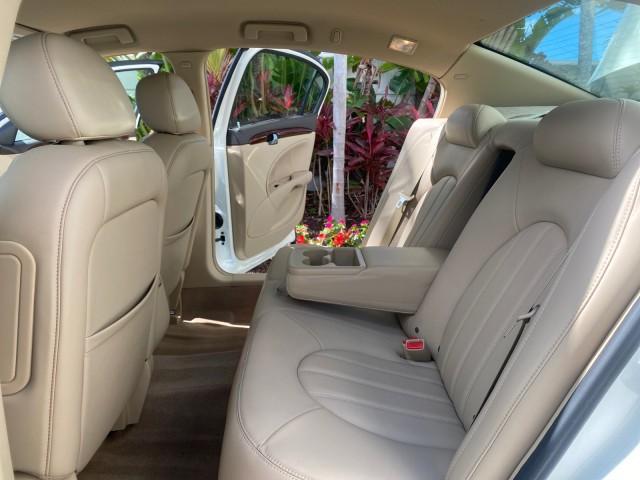 2008 White Opal /Cocoa/Cashmere Buick Lucerne CXL LOW MILES 40,989 1 OWNER (1G4HD57298U) with an 3.8L V6 SFI Engine engine, Automatic transmission, located at 4701 North Dixie Hwy, Pompano Beach, FL, 33064, (954) 422-2889, 26.240938, -80.123474 - OUR WEBPAGE FLORIDACARS1.COM HAS OVER 100 PHOTOS AND FREE CARFAX LINK 2008 Buick Lucerne CXL 1 OWNER CARFAX MINOR BUMPER SCUFF AUTO CHECK 1 OWNER NO ACCIDENTS Sedan 4 DR 3.8L V6 F Gasoline 28 MPG Front Wheel Drive Features ABS Brakes Air Conditioning Alloy Wheels AM/FM Stereo Automatic Transmission - Photo#14