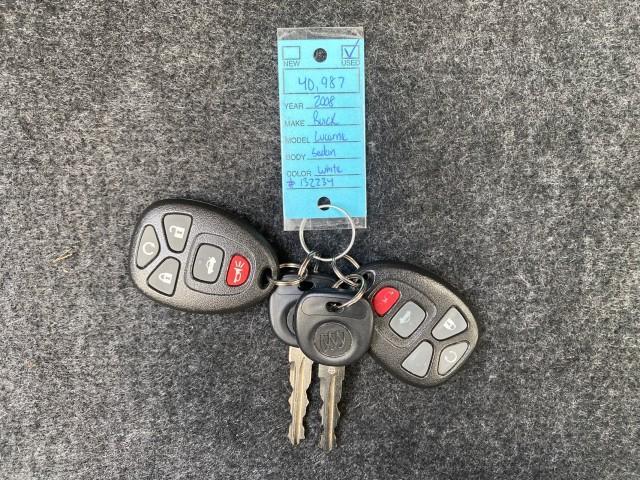 2008 White Opal /Cocoa/Cashmere Buick Lucerne CXL LOW MILES 40,989 1 OWNER (1G4HD57298U) with an 3.8L V6 SFI Engine engine, Automatic transmission, located at 4701 North Dixie Hwy, Pompano Beach, FL, 33064, (954) 422-2889, 26.240938, -80.123474 - OUR WEBPAGE FLORIDACARS1.COM HAS OVER 100 PHOTOS AND FREE CARFAX LINK 2008 Buick Lucerne CXL 1 OWNER CARFAX MINOR BUMPER SCUFF AUTO CHECK 1 OWNER NO ACCIDENTS Sedan 4 DR 3.8L V6 F Gasoline 28 MPG Front Wheel Drive Features ABS Brakes Air Conditioning Alloy Wheels AM/FM Stereo Automatic Transmission - Photo#23