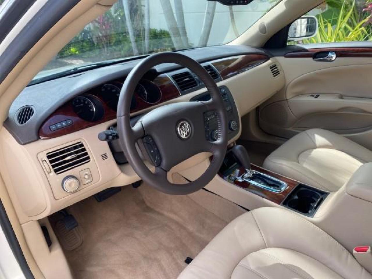 2008 White Opal /Cocoa/Cashmere Buick Lucerne CXL LOW MILES 40,989 1 OWNER (1G4HD57298U) with an 3.8L V6 SFI Engine engine, Automatic transmission, located at 4701 North Dixie Hwy, Pompano Beach, FL, 33064, (954) 422-2889, 26.240938, -80.123474 - OUR WEBPAGE FLORIDACARS1.COM HAS OVER 100 PHOTOS AND FREE CARFAX LINK 2008 Buick Lucerne CXL 1 OWNER CARFAX MINOR BUMPER SCUFF AUTO CHECK 1 OWNER NO ACCIDENTS Sedan 4 DR 3.8L V6 F Gasoline 28 MPG Front Wheel Drive Features ABS Brakes Air Conditioning Alloy Wheels AM/FM Stereo Automatic Transmission- Photo#47