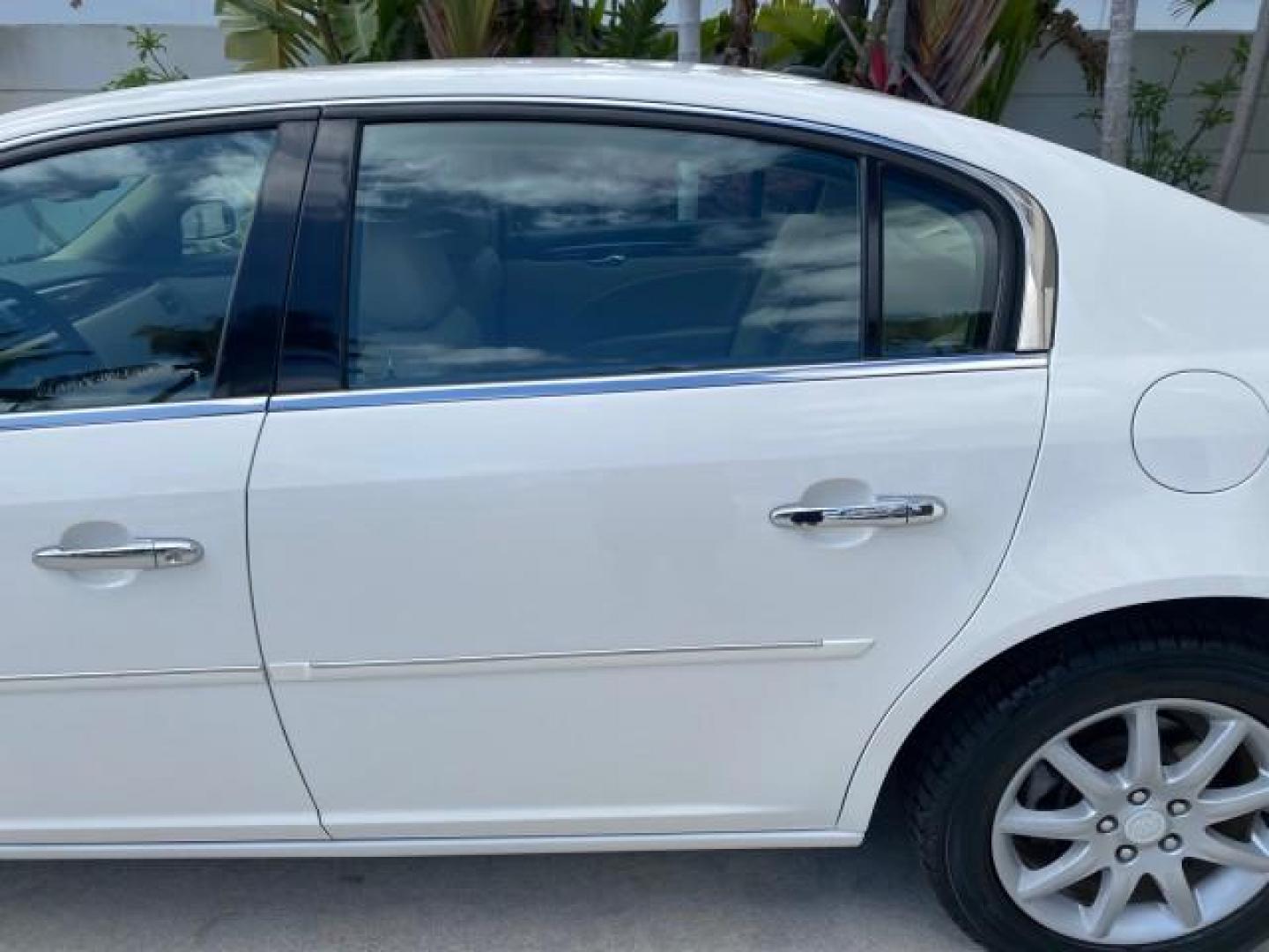 2008 White Opal /Cocoa/Cashmere Buick Lucerne CXL LOW MILES 40,989 1 OWNER (1G4HD57298U) with an 3.8L V6 SFI Engine engine, Automatic transmission, located at 4701 North Dixie Hwy, Pompano Beach, FL, 33064, (954) 422-2889, 26.240938, -80.123474 - OUR WEBPAGE FLORIDACARS1.COM HAS OVER 100 PHOTOS AND FREE CARFAX LINK 2008 Buick Lucerne CXL 1 OWNER CARFAX MINOR BUMPER SCUFF AUTO CHECK 1 OWNER NO ACCIDENTS Sedan 4 DR 3.8L V6 F Gasoline 28 MPG Front Wheel Drive Features ABS Brakes Air Conditioning Alloy Wheels AM/FM Stereo Automatic Transmission- Photo#74