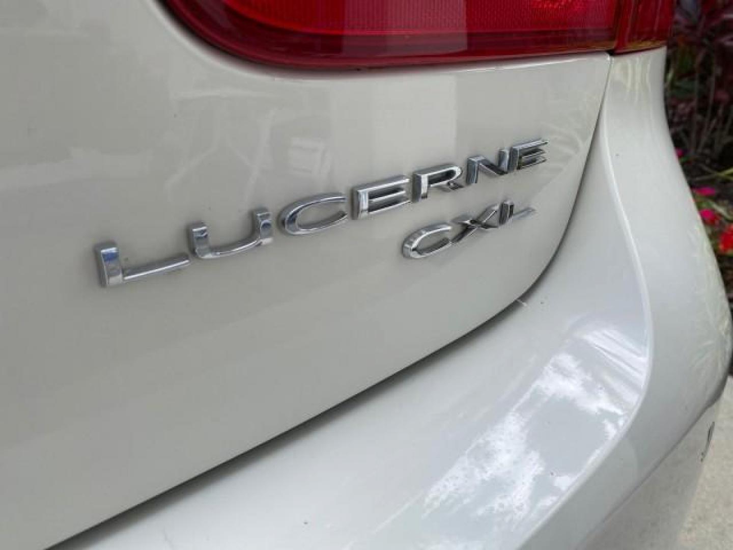 2008 White Opal /Cocoa/Cashmere Buick Lucerne CXL LOW MILES 40,989 1 OWNER (1G4HD57298U) with an 3.8L V6 SFI Engine engine, Automatic transmission, located at 4701 North Dixie Hwy, Pompano Beach, FL, 33064, (954) 422-2889, 26.240938, -80.123474 - OUR WEBPAGE FLORIDACARS1.COM HAS OVER 100 PHOTOS AND FREE CARFAX LINK 2008 Buick Lucerne CXL 1 OWNER CARFAX MINOR BUMPER SCUFF AUTO CHECK 1 OWNER NO ACCIDENTS Sedan 4 DR 3.8L V6 F Gasoline 28 MPG Front Wheel Drive Features ABS Brakes Air Conditioning Alloy Wheels AM/FM Stereo Automatic Transmission- Photo#93