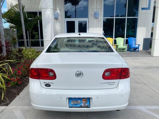 2008 White Opal /Cocoa/Cashmere Buick Lucerne CXL LOW MILES 40,989 1 OWNER (1G4HD57298U) with an 3.8L V6 SFI Engine engine, Automatic transmission, located at 4701 North Dixie Hwy, Pompano Beach, FL, 33064, (954) 422-2889, 26.240938, -80.123474 - OUR WEBPAGE FLORIDACARS1.COM HAS OVER 100 PHOTOS AND FREE CARFAX LINK 2008 Buick Lucerne CXL 1 OWNER CARFAX MINOR BUMPER SCUFF AUTO CHECK 1 OWNER NO ACCIDENTS Sedan 4 DR 3.8L V6 F Gasoline 28 MPG Front Wheel Drive Features ABS Brakes Air Conditioning Alloy Wheels AM/FM Stereo Automatic Transmission - Photo#99