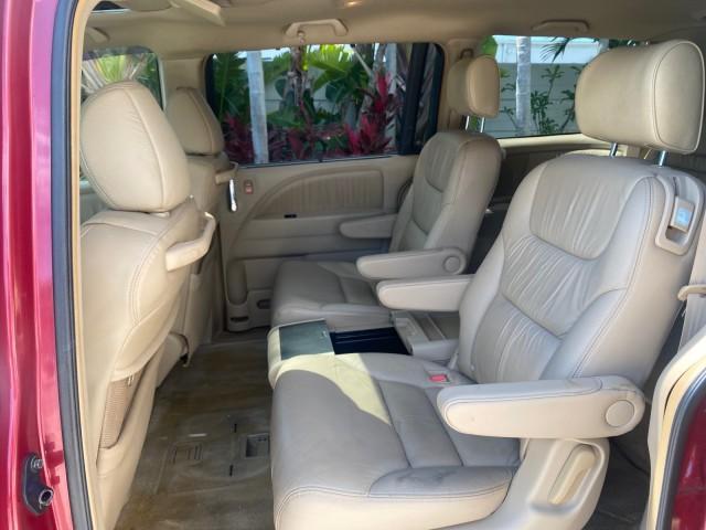 2005 Redrock Pearl /Ivory Honda Odyssey TOURING LOW MILES 62,337 FL (5FNRL38815B) with an 3.5L SOHC MPFI 24-Valve i-VTEC V6 Engine engine, Automatic transmission, located at 4701 North Dixie Hwy, Pompano Beach, FL, 33064, (954) 422-2889, 26.240938, -80.123474 - OUR WEBPAGE FLORIDACARS1.COM HAS OVER 100 PHOTOS AND FREE CARFAX LINK 2005 Honda Odyssey Touring LOADED LEATHER SUNROOF NAVIGATION Van 3.5L V6 F SOHC 24V Gasoline 28 MPG Front Wheel Drive Features ABS Brakes Air Conditioning Alloy Wheels AM/FM Stereo Automatic Transmission Auxiliary Audio Input CD A - Photo#76