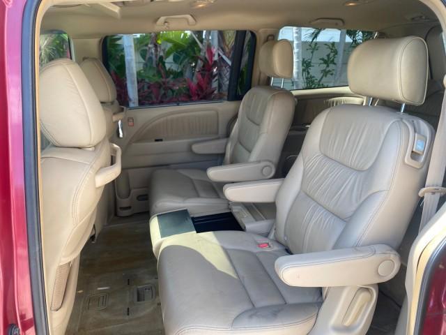 2005 Redrock Pearl /Ivory Honda Odyssey TOURING LOW MILES 62,337 FL (5FNRL38815B) with an 3.5L SOHC MPFI 24-Valve i-VTEC V6 Engine engine, Automatic transmission, located at 4701 North Dixie Hwy, Pompano Beach, FL, 33064, (954) 422-2889, 26.240938, -80.123474 - OUR WEBPAGE FLORIDACARS1.COM HAS OVER 100 PHOTOS AND FREE CARFAX LINK 2005 Honda Odyssey Touring LOADED LEATHER SUNROOF NAVIGATION Van 3.5L V6 F SOHC 24V Gasoline 28 MPG Front Wheel Drive Features ABS Brakes Air Conditioning Alloy Wheels AM/FM Stereo Automatic Transmission Auxiliary Audio Input CD A - Photo#78