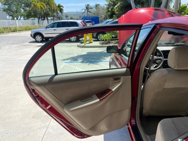 2005 Impulse Red Pearl /Light Gray Toyota Corolla S LOW MILES 48,006 1 OWNER (1NXBR30E15Z) with an 1.8L DOHC SEFI 16-Valve 4-Cyl Aluminum Engine engine, Automatic transmission, located at 4701 North Dixie Hwy, Pompano Beach, FL, 33064, (954) 422-2889, 26.240938, -80.123474 - OUR WEBPAGE FLORIDACARS1.COM HAS OVER 100 PHOTOS AND FREE CARFAX LINK 2005 Toyota Corolla S 1 OWNER Sedan 4 DR 1.8L I4 F DOHC 16V Gasoline 38 MPG Front Wheel Drive Features Air Conditioning AM/FM Stereo Automatic Transmission CD Audio Cloth Seats Cruise Control Power Locks Power Mirrors Power Window - Photo#13