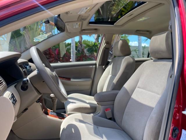 2005 Impulse Red Pearl /Light Gray Toyota Corolla S LOW MILES 48,006 1 OWNER (1NXBR30E15Z) with an 1.8L DOHC SEFI 16-Valve 4-Cyl Aluminum Engine engine, Automatic transmission, located at 4701 North Dixie Hwy, Pompano Beach, FL, 33064, (954) 422-2889, 26.240938, -80.123474 - OUR WEBPAGE FLORIDACARS1.COM HAS OVER 100 PHOTOS AND FREE CARFAX LINK 2005 Toyota Corolla S 1 OWNER Sedan 4 DR 1.8L I4 F DOHC 16V Gasoline 38 MPG Front Wheel Drive Features Air Conditioning AM/FM Stereo Automatic Transmission CD Audio Cloth Seats Cruise Control Power Locks Power Mirrors Power Window - Photo#42