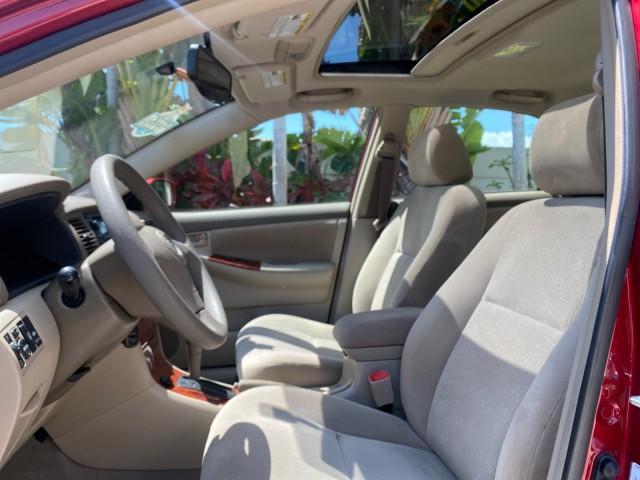 2005 Impulse Red Pearl /Light Gray Toyota Corolla S LOW MILES 48,006 1 OWNER (1NXBR30E15Z) with an 1.8L DOHC SEFI 16-Valve 4-Cyl Aluminum Engine engine, Automatic transmission, located at 4701 North Dixie Hwy, Pompano Beach, FL, 33064, (954) 422-2889, 26.240938, -80.123474 - OUR WEBPAGE FLORIDACARS1.COM HAS OVER 100 PHOTOS AND FREE CARFAX LINK 2005 Toyota Corolla S 1 OWNER Sedan 4 DR 1.8L I4 F DOHC 16V Gasoline 38 MPG Front Wheel Drive Features Air Conditioning AM/FM Stereo Automatic Transmission CD Audio Cloth Seats Cruise Control Power Locks Power Mirrors Power Window - Photo#43