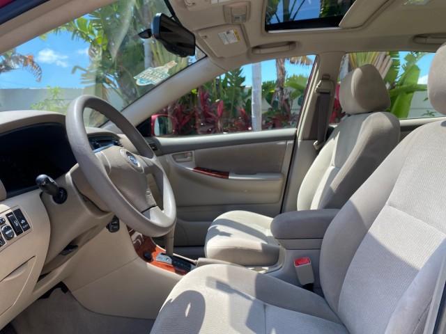 2005 Impulse Red Pearl /Light Gray Toyota Corolla S LOW MILES 48,006 1 OWNER (1NXBR30E15Z) with an 1.8L DOHC SEFI 16-Valve 4-Cyl Aluminum Engine engine, Automatic transmission, located at 4701 North Dixie Hwy, Pompano Beach, FL, 33064, (954) 422-2889, 26.240938, -80.123474 - OUR WEBPAGE FLORIDACARS1.COM HAS OVER 100 PHOTOS AND FREE CARFAX LINK 2005 Toyota Corolla S 1 OWNER Sedan 4 DR 1.8L I4 F DOHC 16V Gasoline 38 MPG Front Wheel Drive Features Air Conditioning AM/FM Stereo Automatic Transmission CD Audio Cloth Seats Cruise Control Power Locks Power Mirrors Power Window - Photo#44