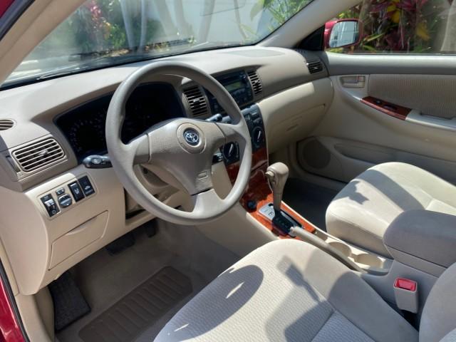 2005 Impulse Red Pearl /Light Gray Toyota Corolla S LOW MILES 48,006 1 OWNER (1NXBR30E15Z) with an 1.8L DOHC SEFI 16-Valve 4-Cyl Aluminum Engine engine, Automatic transmission, located at 4701 North Dixie Hwy, Pompano Beach, FL, 33064, (954) 422-2889, 26.240938, -80.123474 - OUR WEBPAGE FLORIDACARS1.COM HAS OVER 100 PHOTOS AND FREE CARFAX LINK 2005 Toyota Corolla S 1 OWNER Sedan 4 DR 1.8L I4 F DOHC 16V Gasoline 38 MPG Front Wheel Drive Features Air Conditioning AM/FM Stereo Automatic Transmission CD Audio Cloth Seats Cruise Control Power Locks Power Mirrors Power Window - Photo#46