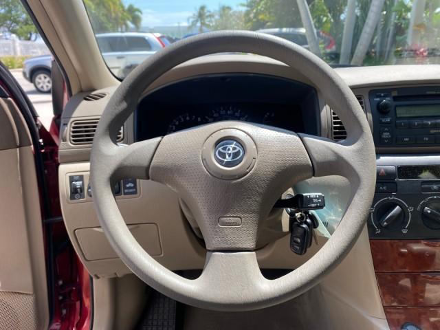 2005 Impulse Red Pearl /Light Gray Toyota Corolla S LOW MILES 48,006 1 OWNER (1NXBR30E15Z) with an 1.8L DOHC SEFI 16-Valve 4-Cyl Aluminum Engine engine, Automatic transmission, located at 4701 North Dixie Hwy, Pompano Beach, FL, 33064, (954) 422-2889, 26.240938, -80.123474 - OUR WEBPAGE FLORIDACARS1.COM HAS OVER 100 PHOTOS AND FREE CARFAX LINK 2005 Toyota Corolla S 1 OWNER Sedan 4 DR 1.8L I4 F DOHC 16V Gasoline 38 MPG Front Wheel Drive Features Air Conditioning AM/FM Stereo Automatic Transmission CD Audio Cloth Seats Cruise Control Power Locks Power Mirrors Power Window - Photo#48