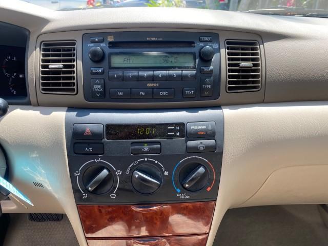 2005 Impulse Red Pearl /Light Gray Toyota Corolla S LOW MILES 48,006 1 OWNER (1NXBR30E15Z) with an 1.8L DOHC SEFI 16-Valve 4-Cyl Aluminum Engine engine, Automatic transmission, located at 4701 North Dixie Hwy, Pompano Beach, FL, 33064, (954) 422-2889, 26.240938, -80.123474 - OUR WEBPAGE FLORIDACARS1.COM HAS OVER 100 PHOTOS AND FREE CARFAX LINK 2005 Toyota Corolla S 1 OWNER Sedan 4 DR 1.8L I4 F DOHC 16V Gasoline 38 MPG Front Wheel Drive Features Air Conditioning AM/FM Stereo Automatic Transmission CD Audio Cloth Seats Cruise Control Power Locks Power Mirrors Power Window - Photo#53