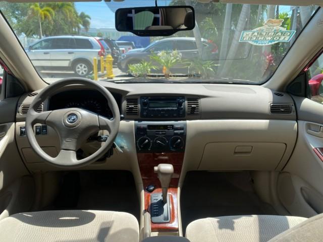 2005 Impulse Red Pearl /Light Gray Toyota Corolla S LOW MILES 48,006 1 OWNER (1NXBR30E15Z) with an 1.8L DOHC SEFI 16-Valve 4-Cyl Aluminum Engine engine, Automatic transmission, located at 4701 North Dixie Hwy, Pompano Beach, FL, 33064, (954) 422-2889, 26.240938, -80.123474 - OUR WEBPAGE FLORIDACARS1.COM HAS OVER 100 PHOTOS AND FREE CARFAX LINK 2005 Toyota Corolla S 1 OWNER Sedan 4 DR 1.8L I4 F DOHC 16V Gasoline 38 MPG Front Wheel Drive Features Air Conditioning AM/FM Stereo Automatic Transmission CD Audio Cloth Seats Cruise Control Power Locks Power Mirrors Power Window - Photo#77