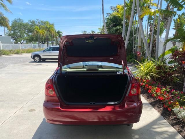 2005 Impulse Red Pearl /Light Gray Toyota Corolla S LOW MILES 48,006 1 OWNER (1NXBR30E15Z) with an 1.8L DOHC SEFI 16-Valve 4-Cyl Aluminum Engine engine, Automatic transmission, located at 4701 North Dixie Hwy, Pompano Beach, FL, 33064, (954) 422-2889, 26.240938, -80.123474 - OUR WEBPAGE FLORIDACARS1.COM HAS OVER 100 PHOTOS AND FREE CARFAX LINK 2005 Toyota Corolla S 1 OWNER Sedan 4 DR 1.8L I4 F DOHC 16V Gasoline 38 MPG Front Wheel Drive Features Air Conditioning AM/FM Stereo Automatic Transmission CD Audio Cloth Seats Cruise Control Power Locks Power Mirrors Power Window - Photo#88