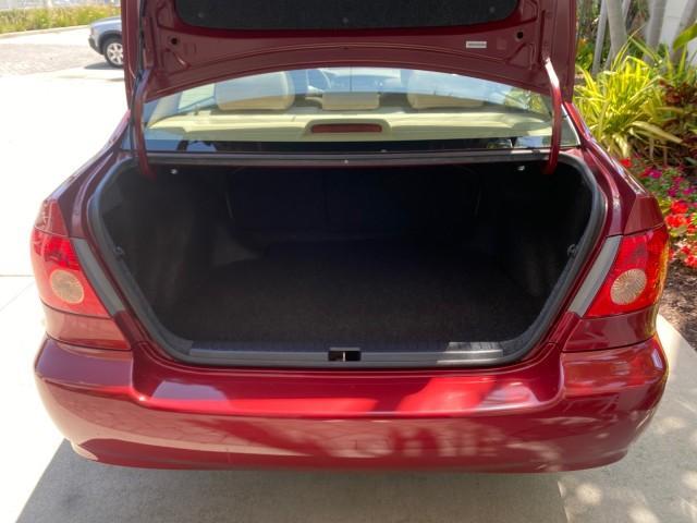 2005 Impulse Red Pearl /Light Gray Toyota Corolla S LOW MILES 48,006 1 OWNER (1NXBR30E15Z) with an 1.8L DOHC SEFI 16-Valve 4-Cyl Aluminum Engine engine, Automatic transmission, located at 4701 North Dixie Hwy, Pompano Beach, FL, 33064, (954) 422-2889, 26.240938, -80.123474 - OUR WEBPAGE FLORIDACARS1.COM HAS OVER 100 PHOTOS AND FREE CARFAX LINK 2005 Toyota Corolla S 1 OWNER Sedan 4 DR 1.8L I4 F DOHC 16V Gasoline 38 MPG Front Wheel Drive Features Air Conditioning AM/FM Stereo Automatic Transmission CD Audio Cloth Seats Cruise Control Power Locks Power Mirrors Power Window - Photo#89