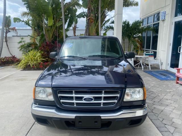2003 Deep Wedgewood Blue Metallic /Dark Graphite Ford Ranger XLT AUTO X CAB LOW MILES 76,750 (1FTYR44V53P) with an 3.0L SEFI Flex-Fuel FFV V6 Engine engine, Automatic transmission, located at 4701 North Dixie Hwy, Pompano Beach, FL, 33064, (954) 422-2889, 26.240938, -80.123474 - OUR WEBPAGE FLORIDACARS1.COM HAS OVER 100 PHOTOS AND FREE CARFAX LINK 2003 Ford Ranger XLT AUTO AC LOADED GOOD FOR POOL SERVICE OR DELIEVERY SERVICE VERY DEPENDABLE 4 Door Extended Cab Pickup 3.0L V6 F Flex Fuel 23 MPG Rear Wheel Drive Features ABS Brakes Air Conditioning AM/FM Stereo Automatic Tran - Photo#2