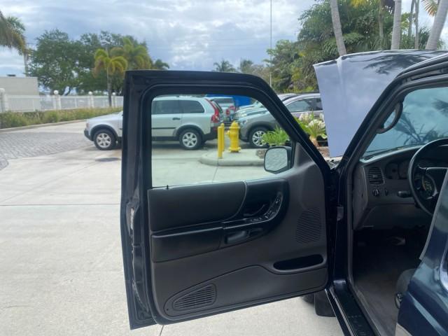 2003 Deep Wedgewood Blue Metallic /Dark Graphite Ford Ranger XLT AUTO X CAB LOW MILES 76,750 (1FTYR44V53P) with an 3.0L SEFI Flex-Fuel FFV V6 Engine engine, Automatic transmission, located at 4701 North Dixie Hwy, Pompano Beach, FL, 33064, (954) 422-2889, 26.240938, -80.123474 - OUR WEBPAGE FLORIDACARS1.COM HAS OVER 100 PHOTOS AND FREE CARFAX LINK 2003 Ford Ranger XLT AUTO AC LOADED GOOD FOR POOL SERVICE OR DELIEVERY SERVICE VERY DEPENDABLE 4 Door Extended Cab Pickup 3.0L V6 F Flex Fuel 23 MPG Rear Wheel Drive Features ABS Brakes Air Conditioning AM/FM Stereo Automatic Tran - Photo#9