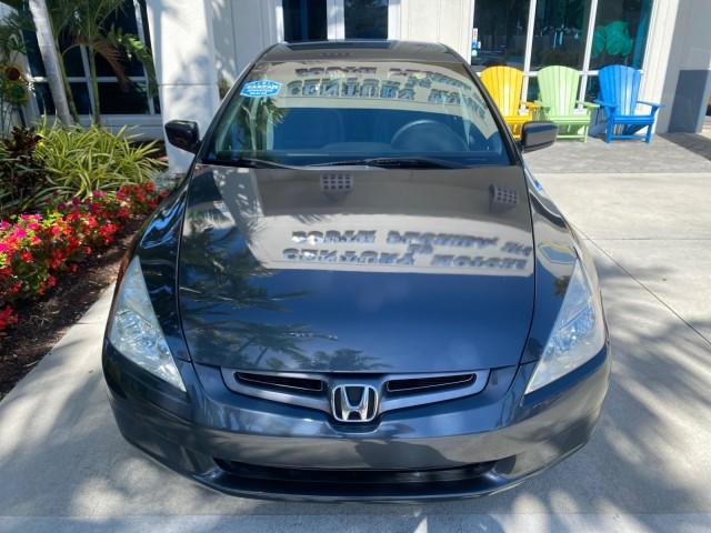 2004 Graphite Pearl /Gray Honda Accord Sdn LX LOW MILES 68,079 (1HGCM56344A) with an 2.4L DOHC MPFI 16-Valve i-VTEC I4 Engine engine, Automatic transmission, located at 4701 North Dixie Hwy, Pompano Beach, FL, 33064, (954) 422-2889, 26.240938, -80.123474 - OUR WEBPAGE FLORIDACARS1.COM HAS OVER 100 PHOTOS AND FREE CARFAX LINK 2004 Honda Accord LX Sedan 4 DR 2.4L I4 F DOHC Gasoline 34 MPG Front Wheel Drive Features ABS Brakes Air Conditioning AM/FM Stereo Automatic Transmission Cassette Player CD Audio Cloth Seats Cruise Control Power Locks Power Mirror - Photo#27