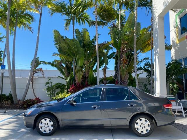 2004 Graphite Pearl /Gray Honda Accord Sdn LX LOW MILES 68,079 (1HGCM56344A) with an 2.4L DOHC MPFI 16-Valve i-VTEC I4 Engine engine, Automatic transmission, located at 4701 North Dixie Hwy, Pompano Beach, FL, 33064, (954) 422-2889, 26.240938, -80.123474 - OUR WEBPAGE FLORIDACARS1.COM HAS OVER 100 PHOTOS AND FREE CARFAX LINK 2004 Honda Accord LX Sedan 4 DR 2.4L I4 F DOHC Gasoline 34 MPG Front Wheel Drive Features ABS Brakes Air Conditioning AM/FM Stereo Automatic Transmission Cassette Player CD Audio Cloth Seats Cruise Control Power Locks Power Mirror - Photo#30