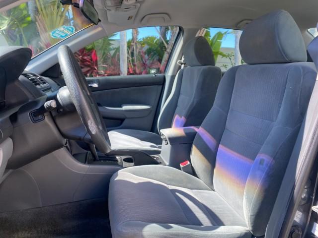 2004 Graphite Pearl /Gray Honda Accord Sdn LX LOW MILES 68,079 (1HGCM56344A) with an 2.4L DOHC MPFI 16-Valve i-VTEC I4 Engine engine, Automatic transmission, located at 4701 North Dixie Hwy, Pompano Beach, FL, 33064, (954) 422-2889, 26.240938, -80.123474 - OUR WEBPAGE FLORIDACARS1.COM HAS OVER 100 PHOTOS AND FREE CARFAX LINK 2004 Honda Accord LX Sedan 4 DR 2.4L I4 F DOHC Gasoline 34 MPG Front Wheel Drive Features ABS Brakes Air Conditioning AM/FM Stereo Automatic Transmission Cassette Player CD Audio Cloth Seats Cruise Control Power Locks Power Mirror - Photo#42