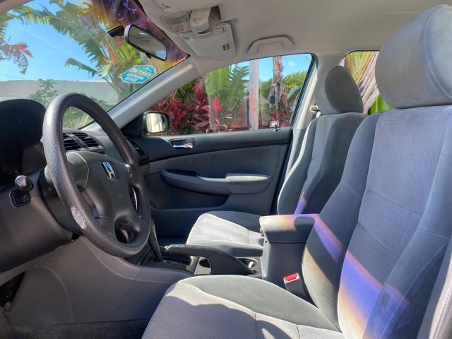 2004 Graphite Pearl /Gray Honda Accord Sdn LX LOW MILES 68,079 (1HGCM56344A) with an 2.4L DOHC MPFI 16-Valve i-VTEC I4 Engine engine, Automatic transmission, located at 4701 North Dixie Hwy, Pompano Beach, FL, 33064, (954) 422-2889, 26.240938, -80.123474 - OUR WEBPAGE FLORIDACARS1.COM HAS OVER 100 PHOTOS AND FREE CARFAX LINK 2004 Honda Accord LX Sedan 4 DR 2.4L I4 F DOHC Gasoline 34 MPG Front Wheel Drive Features ABS Brakes Air Conditioning AM/FM Stereo Automatic Transmission Cassette Player CD Audio Cloth Seats Cruise Control Power Locks Power Mirror - Photo#44