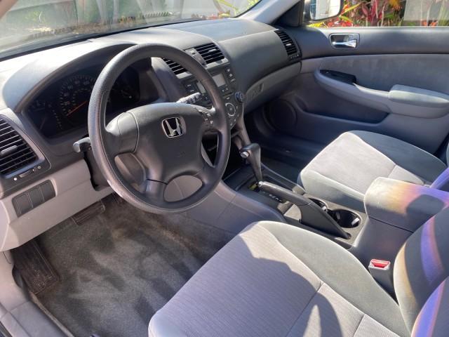 2004 Graphite Pearl /Gray Honda Accord Sdn LX LOW MILES 68,079 (1HGCM56344A) with an 2.4L DOHC MPFI 16-Valve i-VTEC I4 Engine engine, Automatic transmission, located at 4701 North Dixie Hwy, Pompano Beach, FL, 33064, (954) 422-2889, 26.240938, -80.123474 - OUR WEBPAGE FLORIDACARS1.COM HAS OVER 100 PHOTOS AND FREE CARFAX LINK 2004 Honda Accord LX Sedan 4 DR 2.4L I4 F DOHC Gasoline 34 MPG Front Wheel Drive Features ABS Brakes Air Conditioning AM/FM Stereo Automatic Transmission Cassette Player CD Audio Cloth Seats Cruise Control Power Locks Power Mirror - Photo#46
