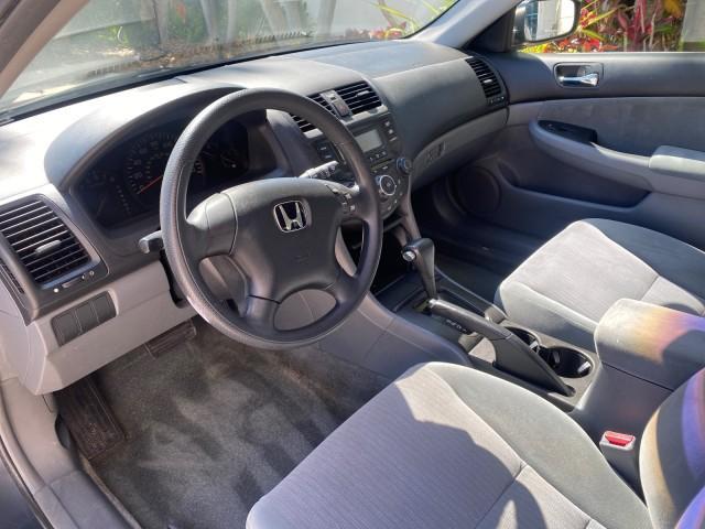 2004 Graphite Pearl /Gray Honda Accord Sdn LX LOW MILES 68,079 (1HGCM56344A) with an 2.4L DOHC MPFI 16-Valve i-VTEC I4 Engine engine, Automatic transmission, located at 4701 North Dixie Hwy, Pompano Beach, FL, 33064, (954) 422-2889, 26.240938, -80.123474 - OUR WEBPAGE FLORIDACARS1.COM HAS OVER 100 PHOTOS AND FREE CARFAX LINK 2004 Honda Accord LX Sedan 4 DR 2.4L I4 F DOHC Gasoline 34 MPG Front Wheel Drive Features ABS Brakes Air Conditioning AM/FM Stereo Automatic Transmission Cassette Player CD Audio Cloth Seats Cruise Control Power Locks Power Mirror - Photo#47