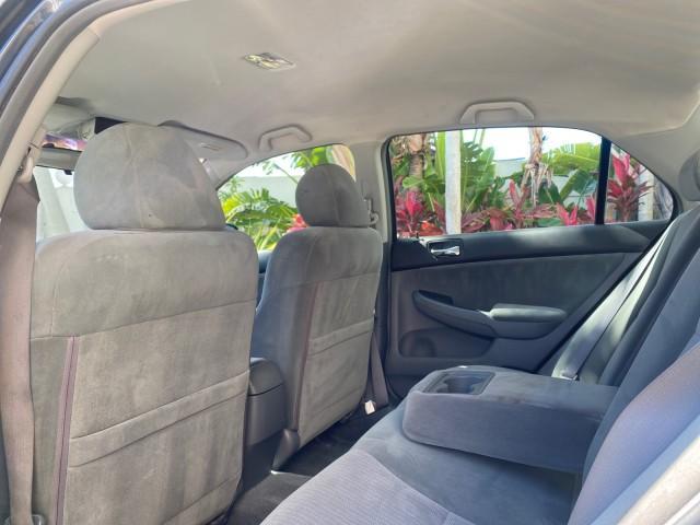 2004 Graphite Pearl /Gray Honda Accord Sdn LX LOW MILES 68,079 (1HGCM56344A) with an 2.4L DOHC MPFI 16-Valve i-VTEC I4 Engine engine, Automatic transmission, located at 4701 North Dixie Hwy, Pompano Beach, FL, 33064, (954) 422-2889, 26.240938, -80.123474 - OUR WEBPAGE FLORIDACARS1.COM HAS OVER 100 PHOTOS AND FREE CARFAX LINK 2004 Honda Accord LX Sedan 4 DR 2.4L I4 F DOHC Gasoline 34 MPG Front Wheel Drive Features ABS Brakes Air Conditioning AM/FM Stereo Automatic Transmission Cassette Player CD Audio Cloth Seats Cruise Control Power Locks Power Mirror - Photo#76