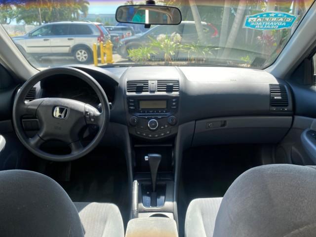 2004 Graphite Pearl /Gray Honda Accord Sdn LX LOW MILES 68,079 (1HGCM56344A) with an 2.4L DOHC MPFI 16-Valve i-VTEC I4 Engine engine, Automatic transmission, located at 4701 North Dixie Hwy, Pompano Beach, FL, 33064, (954) 422-2889, 26.240938, -80.123474 - OUR WEBPAGE FLORIDACARS1.COM HAS OVER 100 PHOTOS AND FREE CARFAX LINK 2004 Honda Accord LX Sedan 4 DR 2.4L I4 F DOHC Gasoline 34 MPG Front Wheel Drive Features ABS Brakes Air Conditioning AM/FM Stereo Automatic Transmission Cassette Player CD Audio Cloth Seats Cruise Control Power Locks Power Mirror - Photo#78