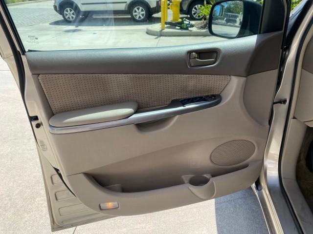 2006 Desert Sand Mica /Taupe Toyota Sienna VAN LE LOW MILES 78,653 (5TDZA23C86S) with an 3.3L 24-Valve SEFI DOHC VVT-i V6 Engine engine, Automatic transmission, located at 4701 North Dixie Hwy, Pompano Beach, FL, 33064, (954) 422-2889, 26.240938, -80.123474 - OUR WEBPAGE FLORIDACARS1.COM HAS OVER 100 PHOTOS AND FREE CARFAX LINK 2006 Toyota Sienna LE 7 Passenger Van 3.3L V6 Gasoline 26 MPG Front Wheel Drive Features ABS Brakes Air Conditioning AM/FM Stereo Automatic Transmission CD Audio Cloth Seats Cruise Control Fold-Away Third Row Full Roof Rack Power - Photo#41
