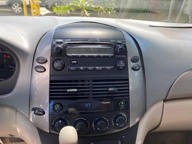 2006 Desert Sand Mica /Taupe Toyota Sienna VAN LE LOW MILES 78,653 (5TDZA23C86S) with an 3.3L 24-Valve SEFI DOHC VVT-i V6 Engine engine, Automatic transmission, located at 4701 North Dixie Hwy, Pompano Beach, FL, 33064, (954) 422-2889, 26.240938, -80.123474 - OUR WEBPAGE FLORIDACARS1.COM HAS OVER 100 PHOTOS AND FREE CARFAX LINK 2006 Toyota Sienna LE 7 Passenger Van 3.3L V6 Gasoline 26 MPG Front Wheel Drive Features ABS Brakes Air Conditioning AM/FM Stereo Automatic Transmission CD Audio Cloth Seats Cruise Control Fold-Away Third Row Full Roof Rack Power - Photo#56