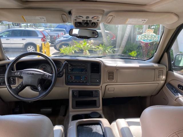 2004 Sandalwood Metallic /Neutral/Shale GMC Yukon XL SLE 1 OWNER LEATHER SUNROOF (1GKEC16Z44J) with an 5.3L Vortec 5300 V8 SFI Flex-Fuel Engine engine, Automatic transmission, located at 4701 North Dixie Hwy, Pompano Beach, FL, 33064, (954) 422-2889, 26.240938, -80.123474 - OUR WEBPAGE FLORIDACARS1.COM HAS OVER 100 PHOTOS AND FREE CARFAX LINK 2004 GMC Yukon XL 1500 SLT 1 OWNER 4 Door Wagon/Sport Utility 5.3L V8 F Flex Fuel 18 MPG Rear Wheel Drive Features ABS Brakes Air Conditioning Alloy Wheels AM/FM Stereo Automatic Transmission Cassette Player CD Audio Cloth Seats C - Photo#87