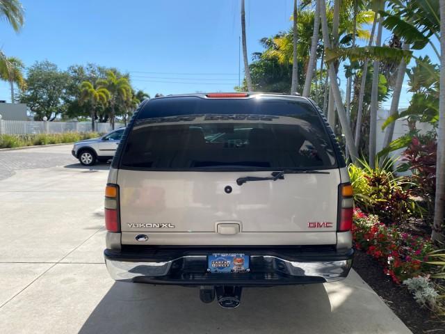 2004 Sandalwood Metallic /Neutral/Shale GMC Yukon XL SLE 1 OWNER LEATHER SUNROOF (1GKEC16Z44J) with an 5.3L Vortec 5300 V8 SFI Flex-Fuel Engine engine, Automatic transmission, located at 4701 North Dixie Hwy, Pompano Beach, FL, 33064, (954) 422-2889, 26.240938, -80.123474 - OUR WEBPAGE FLORIDACARS1.COM HAS OVER 100 PHOTOS AND FREE CARFAX LINK 2004 GMC Yukon XL 1500 SLT 1 OWNER 4 Door Wagon/Sport Utility 5.3L V8 F Flex Fuel 18 MPG Rear Wheel Drive Features ABS Brakes Air Conditioning Alloy Wheels AM/FM Stereo Automatic Transmission Cassette Player CD Audio Cloth Seats C - Photo#95