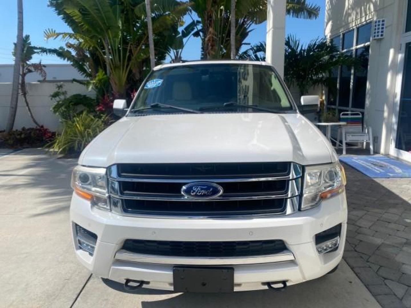 2017 Oxford White /Dune Ford Expedition EL Limited 4WD LOW MILES 75284 (1FMJK2AT3HE) with an 3.5L V6 Cylinder Engine engine, Automatic transmission, located at 4701 North Dixie Hwy, Pompano Beach, FL, 33064, (954) 422-2889, 26.240938, -80.123474 - OUR WEBPAGE FLORIDACARS1.COM HAS OVER 100 PHOTOS AND FREE CARFAX LINK 2017 Ford Expedition EL Limited 4WD 4 Door Wagon/Sport Utility 3.5L V6 F DOHC 24V Gasoline Rear Wheel Drive w/ 4X4 Features 20 Inch Plus Wheels 4WD/AWD A/C Seat(s) ABS Brakes Air Conditioning Alloy Wheels AM/FM Stereo Android Auto - Photo#2