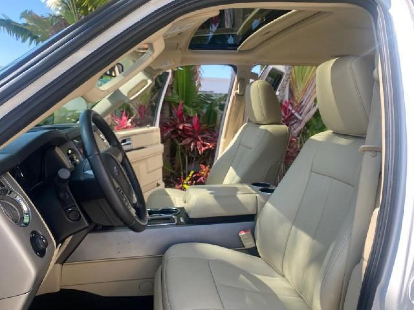 2017 Oxford White /Dune Ford Expedition EL Limited 4WD LOW MILES 75284 (1FMJK2AT3HE) with an 3.5L V6 Cylinder Engine engine, Automatic transmission, located at 4701 North Dixie Hwy, Pompano Beach, FL, 33064, (954) 422-2889, 26.240938, -80.123474 - OUR WEBPAGE FLORIDACARS1.COM HAS OVER 100 PHOTOS AND FREE CARFAX LINK 2017 Ford Expedition EL Limited 4WD 4 Door Wagon/Sport Utility 3.5L V6 F DOHC 24V Gasoline Rear Wheel Drive w/ 4X4 Features 20 Inch Plus Wheels 4WD/AWD A/C Seat(s) ABS Brakes Air Conditioning Alloy Wheels AM/FM Stereo Android Auto - Photo#10