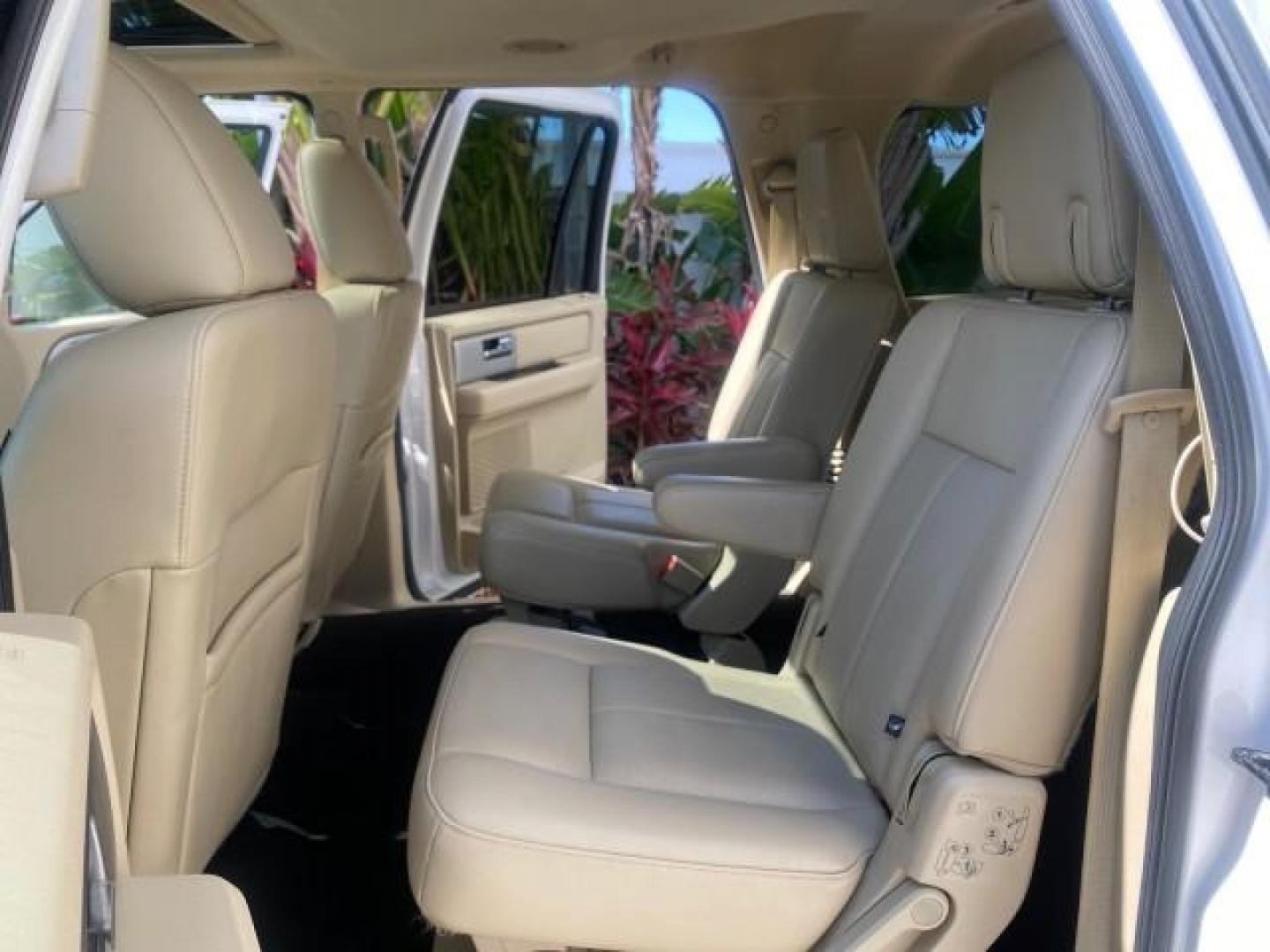 2017 Oxford White /Dune Ford Expedition EL Limited 4WD LOW MILES 75284 (1FMJK2AT3HE) with an 3.5L V6 Cylinder Engine engine, Automatic transmission, located at 4701 North Dixie Hwy, Pompano Beach, FL, 33064, (954) 422-2889, 26.240938, -80.123474 - OUR WEBPAGE FLORIDACARS1.COM HAS OVER 100 PHOTOS AND FREE CARFAX LINK 2017 Ford Expedition EL Limited 4WD 4 Door Wagon/Sport Utility 3.5L V6 F DOHC 24V Gasoline Rear Wheel Drive w/ 4X4 Features 20 Inch Plus Wheels 4WD/AWD A/C Seat(s) ABS Brakes Air Conditioning Alloy Wheels AM/FM Stereo Android Auto - Photo#14