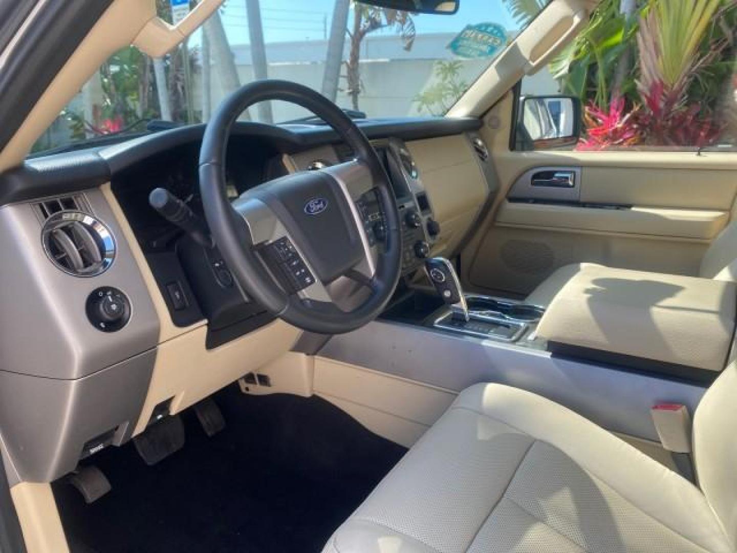 2017 Oxford White /Dune Ford Expedition EL Limited 4WD LOW MILES 75284 (1FMJK2AT3HE) with an 3.5L V6 Cylinder Engine engine, Automatic transmission, located at 4701 North Dixie Hwy, Pompano Beach, FL, 33064, (954) 422-2889, 26.240938, -80.123474 - OUR WEBPAGE FLORIDACARS1.COM HAS OVER 100 PHOTOS AND FREE CARFAX LINK 2017 Ford Expedition EL Limited 4WD 4 Door Wagon/Sport Utility 3.5L V6 F DOHC 24V Gasoline Rear Wheel Drive w/ 4X4 Features 20 Inch Plus Wheels 4WD/AWD A/C Seat(s) ABS Brakes Air Conditioning Alloy Wheels AM/FM Stereo Android Auto - Photo#47