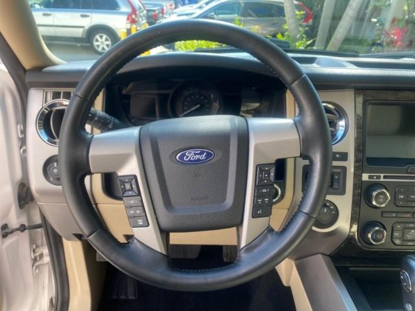 2017 Oxford White /Dune Ford Expedition EL Limited 4WD LOW MILES 75284 (1FMJK2AT3HE) with an 3.5L V6 Cylinder Engine engine, Automatic transmission, located at 4701 North Dixie Hwy, Pompano Beach, FL, 33064, (954) 422-2889, 26.240938, -80.123474 - OUR WEBPAGE FLORIDACARS1.COM HAS OVER 100 PHOTOS AND FREE CARFAX LINK 2017 Ford Expedition EL Limited 4WD 4 Door Wagon/Sport Utility 3.5L V6 F DOHC 24V Gasoline Rear Wheel Drive w/ 4X4 Features 20 Inch Plus Wheels 4WD/AWD A/C Seat(s) ABS Brakes Air Conditioning Alloy Wheels AM/FM Stereo Android Auto - Photo#49