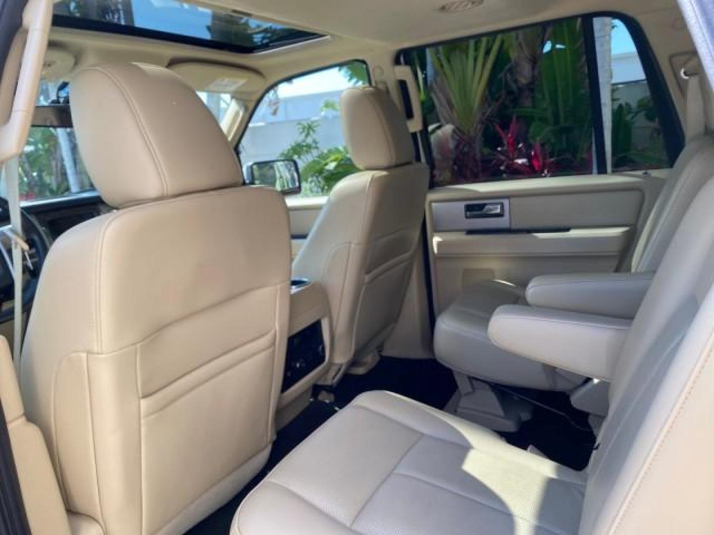 2017 Oxford White /Dune Ford Expedition EL Limited 4WD LOW MILES 75284 (1FMJK2AT3HE) with an 3.5L V6 Cylinder Engine engine, Automatic transmission, located at 4701 North Dixie Hwy, Pompano Beach, FL, 33064, (954) 422-2889, 26.240938, -80.123474 - OUR WEBPAGE FLORIDACARS1.COM HAS OVER 100 PHOTOS AND FREE CARFAX LINK 2017 Ford Expedition EL Limited 4WD 4 Door Wagon/Sport Utility 3.5L V6 F DOHC 24V Gasoline Rear Wheel Drive w/ 4X4 Features 20 Inch Plus Wheels 4WD/AWD A/C Seat(s) ABS Brakes Air Conditioning Alloy Wheels AM/FM Stereo Android Auto - Photo#83