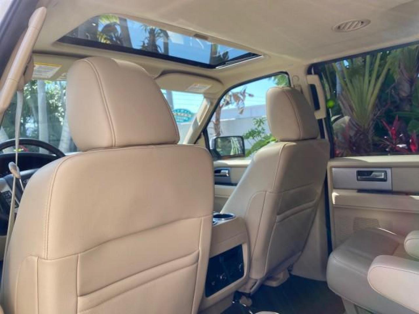 2017 Oxford White /Dune Ford Expedition EL Limited 4WD LOW MILES 75284 (1FMJK2AT3HE) with an 3.5L V6 Cylinder Engine engine, Automatic transmission, located at 4701 North Dixie Hwy, Pompano Beach, FL, 33064, (954) 422-2889, 26.240938, -80.123474 - OUR WEBPAGE FLORIDACARS1.COM HAS OVER 100 PHOTOS AND FREE CARFAX LINK 2017 Ford Expedition EL Limited 4WD 4 Door Wagon/Sport Utility 3.5L V6 F DOHC 24V Gasoline Rear Wheel Drive w/ 4X4 Features 20 Inch Plus Wheels 4WD/AWD A/C Seat(s) ABS Brakes Air Conditioning Alloy Wheels AM/FM Stereo Android Auto - Photo#85