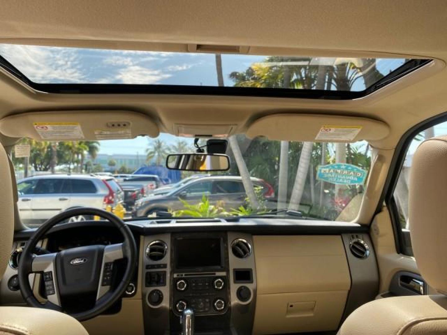 2017 Oxford White /Dune Ford Expedition EL Limited 4WD LOW MILES 75284 (1FMJK2AT3HE) with an 3.5L V6 Cylinder Engine engine, Automatic transmission, located at 4701 North Dixie Hwy, Pompano Beach, FL, 33064, (954) 422-2889, 26.240938, -80.123474 - OUR WEBPAGE FLORIDACARS1.COM HAS OVER 100 PHOTOS AND FREE CARFAX LINK 2017 Ford Expedition EL Limited 4WD 4 Door Wagon/Sport Utility 3.5L V6 F DOHC 24V Gasoline Rear Wheel Drive w/ 4X4 Features 20 Inch Plus Wheels 4WD/AWD A/C Seat(s) ABS Brakes Air Conditioning Alloy Wheels AM/FM Stereo Android Auto - Photo#88