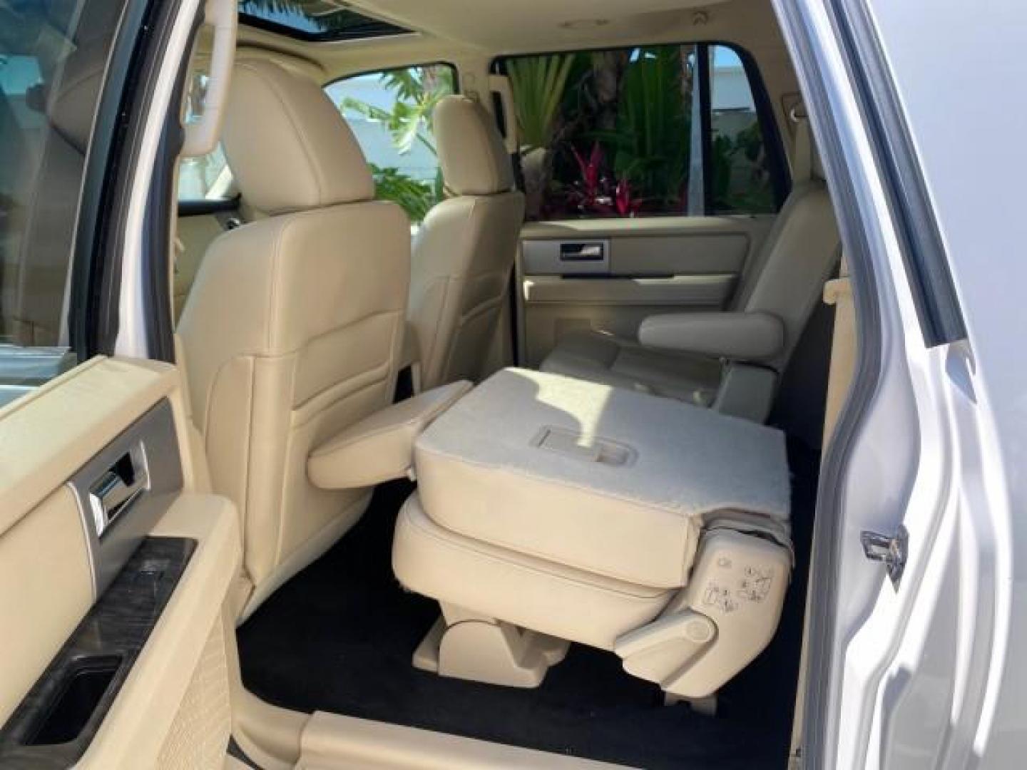 2017 Oxford White /Dune Ford Expedition EL Limited 4WD LOW MILES 75284 (1FMJK2AT3HE) with an 3.5L V6 Cylinder Engine engine, Automatic transmission, located at 4701 North Dixie Hwy, Pompano Beach, FL, 33064, (954) 422-2889, 26.240938, -80.123474 - OUR WEBPAGE FLORIDACARS1.COM HAS OVER 100 PHOTOS AND FREE CARFAX LINK 2017 Ford Expedition EL Limited 4WD 4 Door Wagon/Sport Utility 3.5L V6 F DOHC 24V Gasoline Rear Wheel Drive w/ 4X4 Features 20 Inch Plus Wheels 4WD/AWD A/C Seat(s) ABS Brakes Air Conditioning Alloy Wheels AM/FM Stereo Android Auto - Photo#89