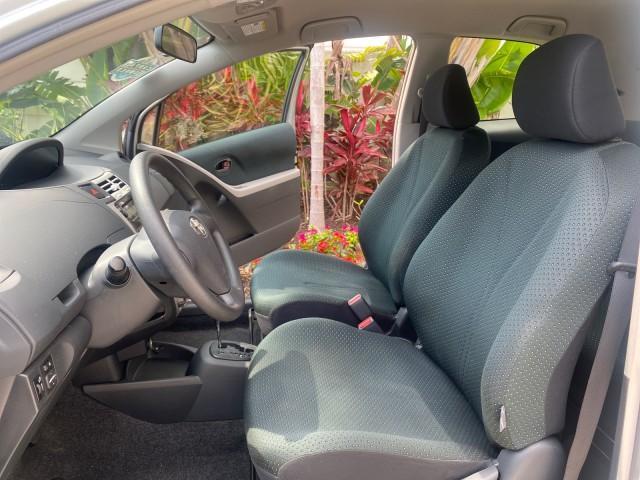2008 Silver Streak Mica /Dark Charcoal Toyota Yaris AUTO AC LOW MILES 32,410 1 OWNER FL (JTDJT903X85) with an 1.5L DOHC SFI 16-Valve VVT-i 4-Cyl Engine engine, Automatic transmission, located at 4701 North Dixie Hwy, Pompano Beach, FL, 33064, (954) 422-2889, 26.240938, -80.123474 - OUR WEBPAGE FLORIDACARS1.COM HAS OVER 100 PHOTOS AND FREE CARFAX LINK 2008 Toyota Yaris S 1 OWNER Hatchback 2 DR 1.5L I4 F DOHC 16V Gasoline 40 MPG Front Wheel Drive Features ABS Brakes Air Conditioning AM/FM Stereo Automatic Transmission Auxiliary Audio Input CD Audio Cloth Seats Overhead Airbags P - Photo#10