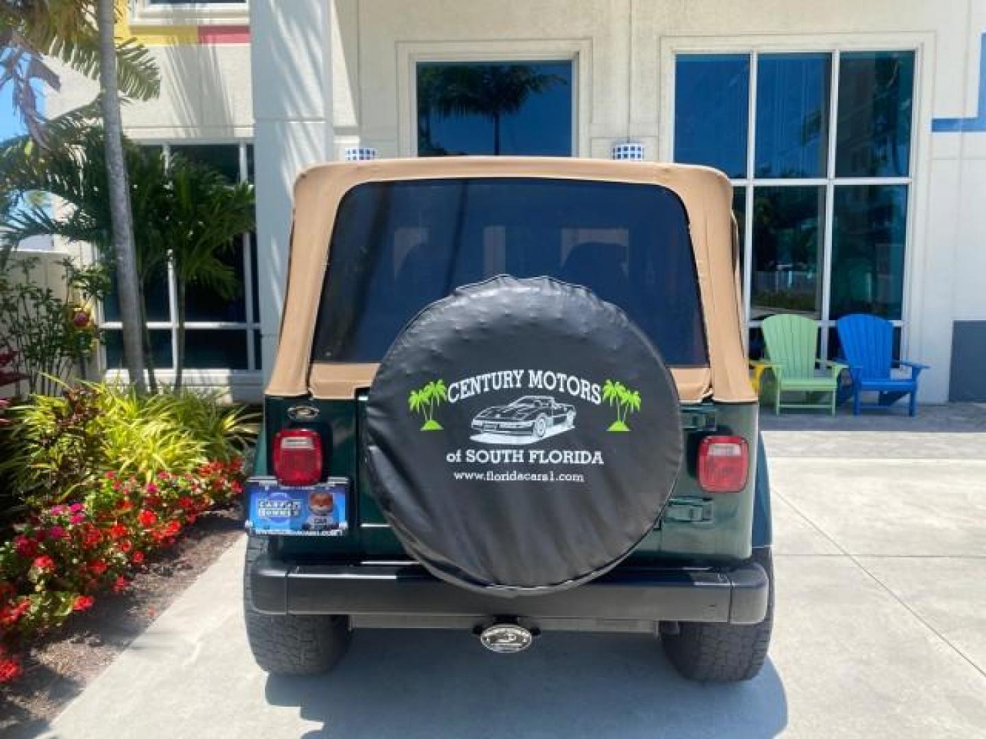 1999 Forest Green Pearl /Camel/Dark Green Jeep Wrangler Sahara AUYO AC 6 CYL LOW MILES 47,009 (1J4FY49S0XP) with an 4.0L SMPI I6 Power Tech Engine engine, Automatic transmission, located at 4701 North Dixie Hwy, Pompano Beach, FL, 33064, (954) 422-2889, 26.240938, -80.123474 - OUR WEBPAGE FLORIDACARS1.COM HAS OVER 100 PHOTOS AND FREE CARFAX LINK 1999 Jeep Wrangler Sahara Utility (Blazer, Jimmy, Scout, etc.) 4.0L I6 F Gasoline 20 MPG Rear Wheel Drive w/ 4X4 Features 4WD/AWD ABS Brakes Air Conditioning Alloy Wheels AM/FM Stereo Automatic Transmission Cassette Player CD Audi - Photo#89