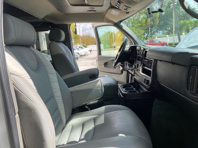 2013 Pure Silver Metallic /Medium Pewter GMC SAVANA HI TOP CONVERSION HANDICAP LIFT LOW MILES 24,857 (1GDS7DC40D1) with an 5.3L Vortec 1000 V8 SFI Flex-Fuel Engine engine, Automatic transmission, located at 4701 North Dixie Hwy, Pompano Beach, FL, 33064, (954) 422-2889, 26.240938, -80.123474 - OUR WEBPAGE FLORIDACARS1.COM HAS OVER 100 PHOTOS AND FREE CARFAX LINK 2013 GMC Savana 1500 MAJESTIC HI TOP CONVERSION VAN LEATHER Van 5.3L V8 F OHV 16V Flex Fuel 17 MPG Rear Wheel Drive Features ABS Brakes Air Conditioning AM/FM Stereo Automatic Transmission CD Audio Convenience Package Cruise Contr - Photo#12
