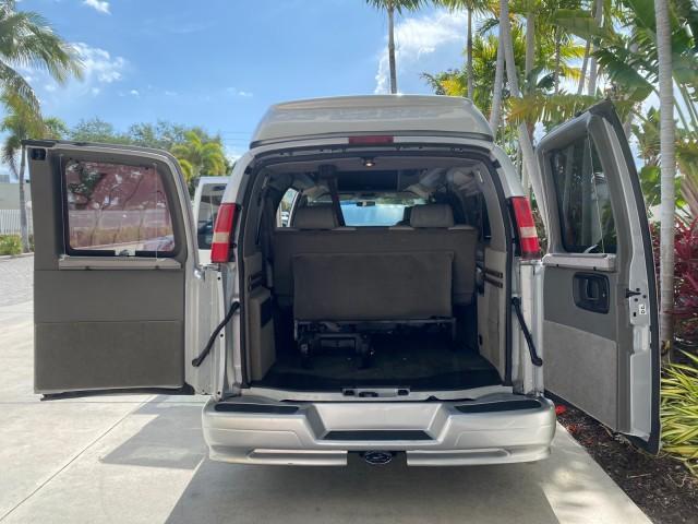 2013 Pure Silver Metallic /Medium Pewter GMC SAVANA HI TOP CONVERSION HANDICAP LIFT LOW MILES 24,857 (1GDS7DC40D1) with an 5.3L Vortec 1000 V8 SFI Flex-Fuel Engine engine, Automatic transmission, located at 4701 North Dixie Hwy, Pompano Beach, FL, 33064, (954) 422-2889, 26.240938, -80.123474 - OUR WEBPAGE FLORIDACARS1.COM HAS OVER 100 PHOTOS AND FREE CARFAX LINK 2013 GMC Savana 1500 MAJESTIC HI TOP CONVERSION VAN LEATHER Van 5.3L V8 F OHV 16V Flex Fuel 17 MPG Rear Wheel Drive Features ABS Brakes Air Conditioning AM/FM Stereo Automatic Transmission CD Audio Convenience Package Cruise Contr - Photo#15