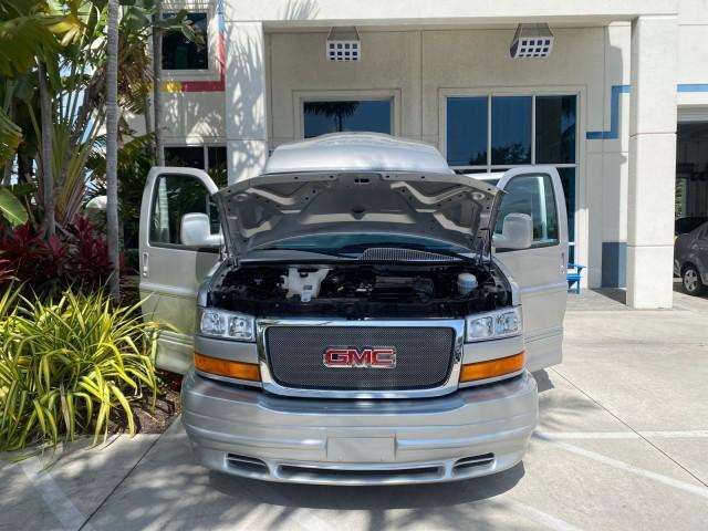 2013 Pure Silver Metallic /Medium Pewter GMC SAVANA HI TOP CONVERSION HANDICAP LIFT LOW MILES 24,857 (1GDS7DC40D1) with an 5.3L Vortec 1000 V8 SFI Flex-Fuel Engine engine, Automatic transmission, located at 4701 North Dixie Hwy, Pompano Beach, FL, 33064, (954) 422-2889, 26.240938, -80.123474 - OUR WEBPAGE FLORIDACARS1.COM HAS OVER 100 PHOTOS AND FREE CARFAX LINK 2013 GMC Savana 1500 MAJESTIC HI TOP CONVERSION VAN LEATHER Van 5.3L V8 F OHV 16V Flex Fuel 17 MPG Rear Wheel Drive Features ABS Brakes Air Conditioning AM/FM Stereo Automatic Transmission CD Audio Convenience Package Cruise Contr - Photo#16