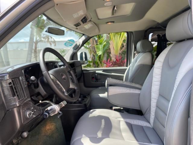 2013 Pure Silver Metallic /Medium Pewter GMC SAVANA HI TOP CONVERSION HANDICAP LIFT LOW MILES 24,857 (1GDS7DC40D1) with an 5.3L Vortec 1000 V8 SFI Flex-Fuel Engine engine, Automatic transmission, located at 4701 North Dixie Hwy, Pompano Beach, FL, 33064, (954) 422-2889, 26.240938, -80.123474 - OUR WEBPAGE FLORIDACARS1.COM HAS OVER 100 PHOTOS AND FREE CARFAX LINK 2013 GMC Savana 1500 MAJESTIC HI TOP CONVERSION VAN LEATHER Van 5.3L V8 F OHV 16V Flex Fuel 17 MPG Rear Wheel Drive Features ABS Brakes Air Conditioning AM/FM Stereo Automatic Transmission CD Audio Convenience Package Cruise Contr - Photo#46