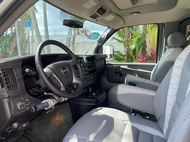 2013 Pure Silver Metallic /Medium Pewter GMC SAVANA HI TOP CONVERSION HANDICAP LIFT LOW MILES 24,857 (1GDS7DC40D1) with an 5.3L Vortec 1000 V8 SFI Flex-Fuel Engine engine, Automatic transmission, located at 4701 North Dixie Hwy, Pompano Beach, FL, 33064, (954) 422-2889, 26.240938, -80.123474 - OUR WEBPAGE FLORIDACARS1.COM HAS OVER 100 PHOTOS AND FREE CARFAX LINK 2013 GMC Savana 1500 MAJESTIC HI TOP CONVERSION VAN LEATHER Van 5.3L V8 F OHV 16V Flex Fuel 17 MPG Rear Wheel Drive Features ABS Brakes Air Conditioning AM/FM Stereo Automatic Transmission CD Audio Convenience Package Cruise Contr - Photo#47