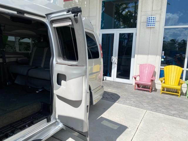 2013 Pure Silver Metallic /Medium Pewter GMC SAVANA HI TOP CONVERSION HANDICAP LIFT LOW MILES 24,857 (1GDS7DC40D1) with an 5.3L Vortec 1000 V8 SFI Flex-Fuel Engine engine, Automatic transmission, located at 4701 North Dixie Hwy, Pompano Beach, FL, 33064, (954) 422-2889, 26.240938, -80.123474 - OUR WEBPAGE FLORIDACARS1.COM HAS OVER 100 PHOTOS AND FREE CARFAX LINK 2013 GMC Savana 1500 MAJESTIC HI TOP CONVERSION VAN LEATHER Van 5.3L V8 F OHV 16V Flex Fuel 17 MPG Rear Wheel Drive Features ABS Brakes Air Conditioning AM/FM Stereo Automatic Transmission CD Audio Convenience Package Cruise Contr - Photo#79